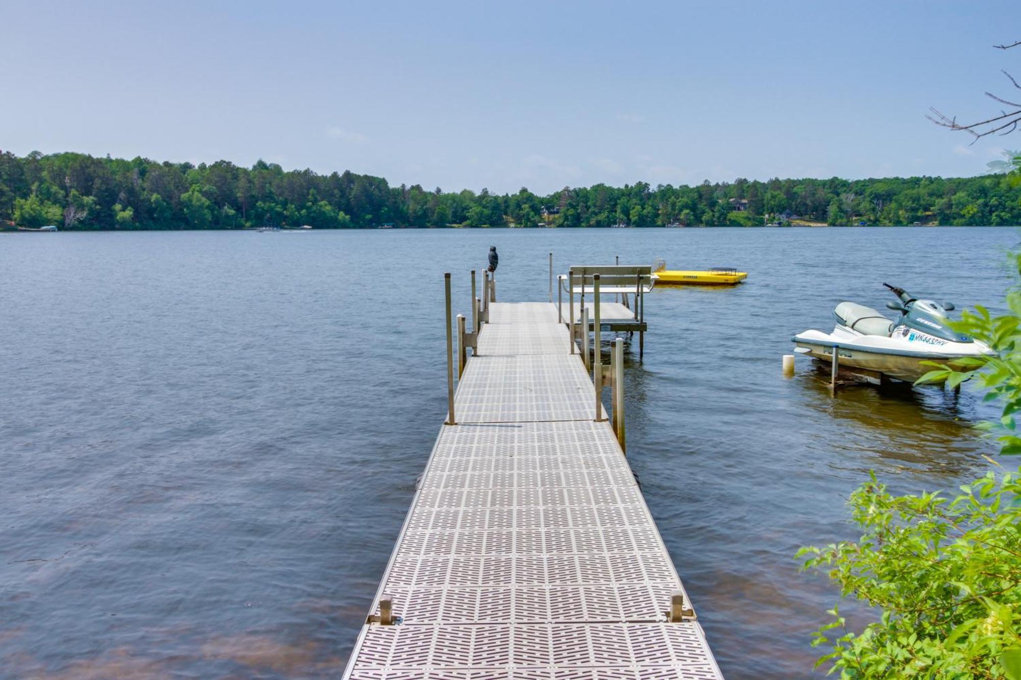 Pequot Lakes Cabin Retreat With Dock And 5 Bikes! Eksteriør bilde